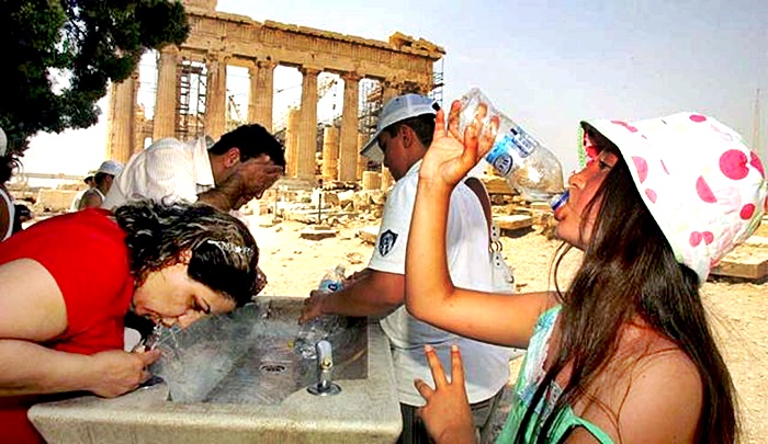 Hidratación para los pobladores, turistas y visitantes