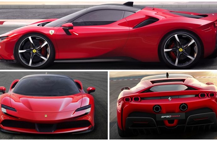 Ferrari presenta su primer híbrido y el modelo mas potente de la compañía