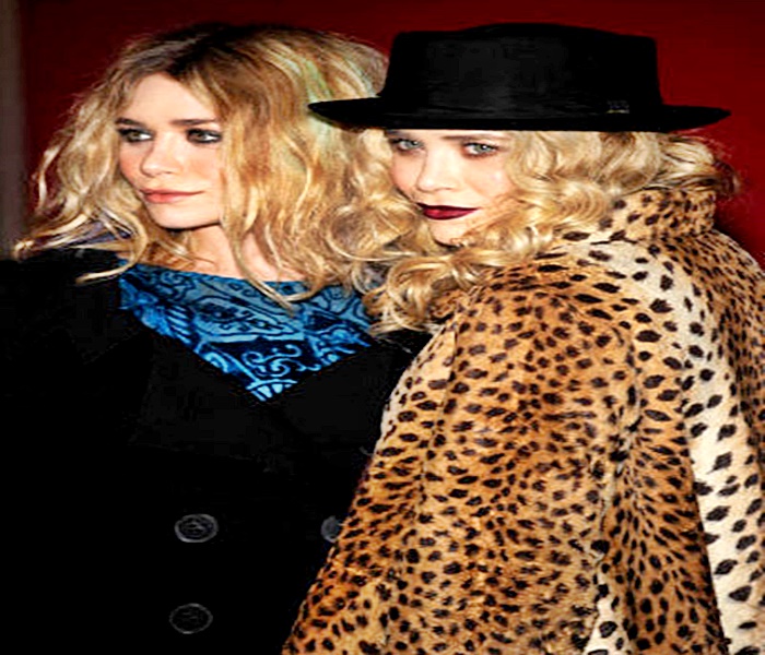 Las gemelas Olsen lucen la moda Animal