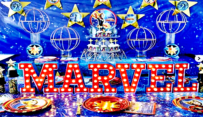 Marvel Studios tambien se cuela en las fiestas temáticas