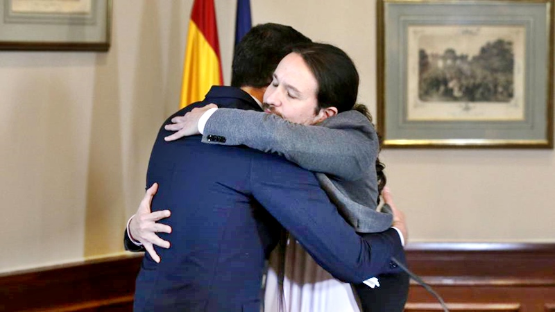 Han llegado por fin al acuerdo el PSOE, Unidas Podemos y Pedro Sánchez para gobernar a España