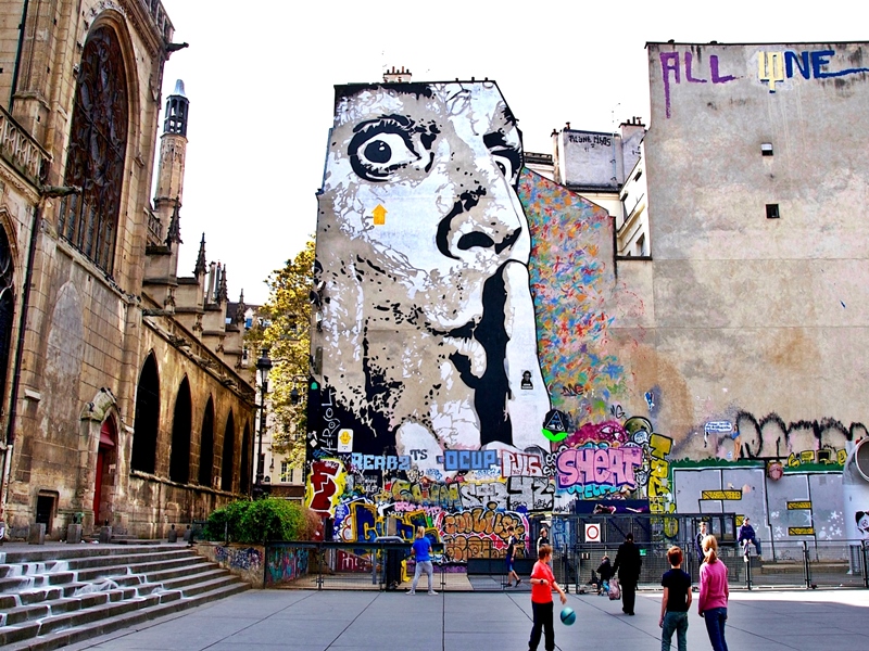 La expresión del arte en París se ve en Street Art
