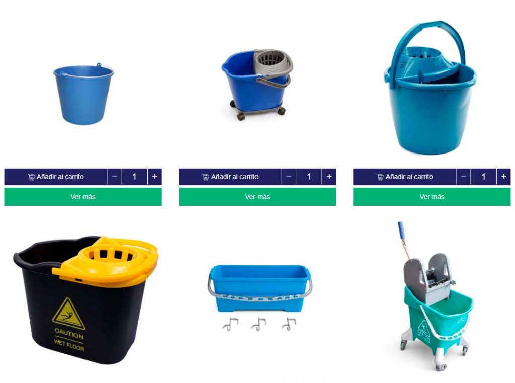 productos de limpieza profesional cubos fregona
